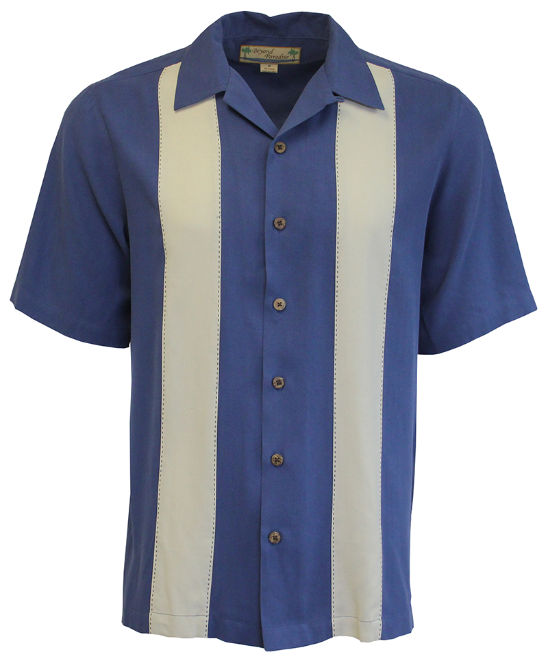 Cuban Pete Silk Panel Camp Shirt