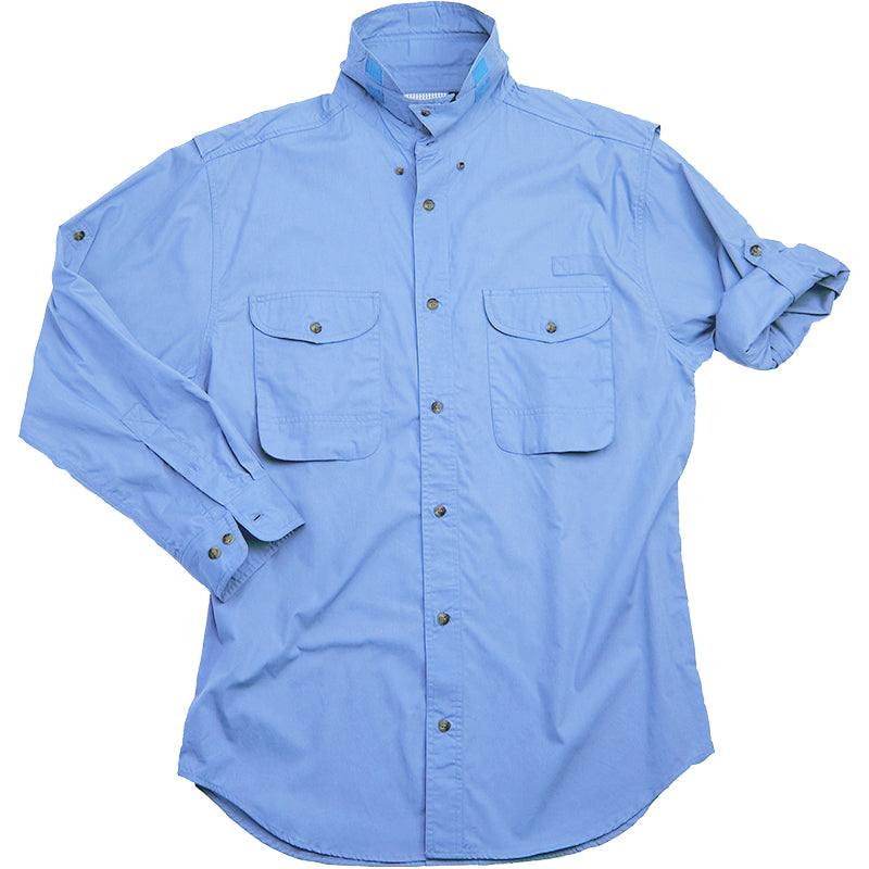 Classic Poplin Fishing Shirt - Long Sleeve