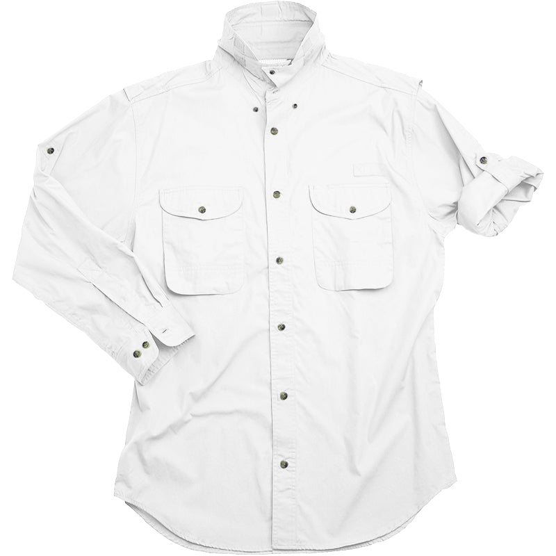 Classic Poplin Fishing Shirt - Long Sleeve