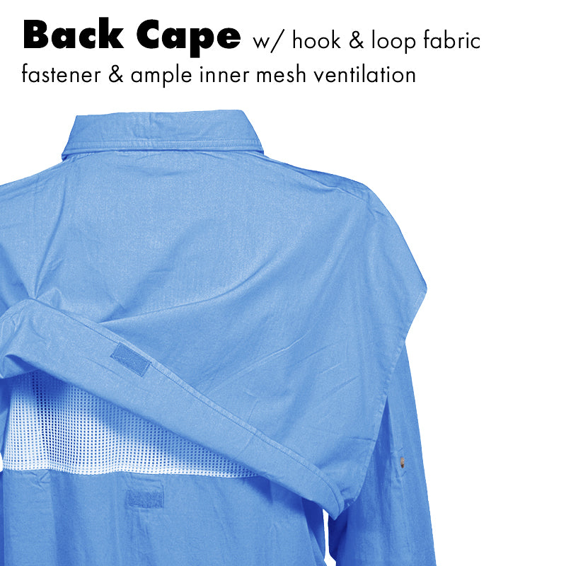 Classic Poplin Fishing Shirt - Long Sleeve