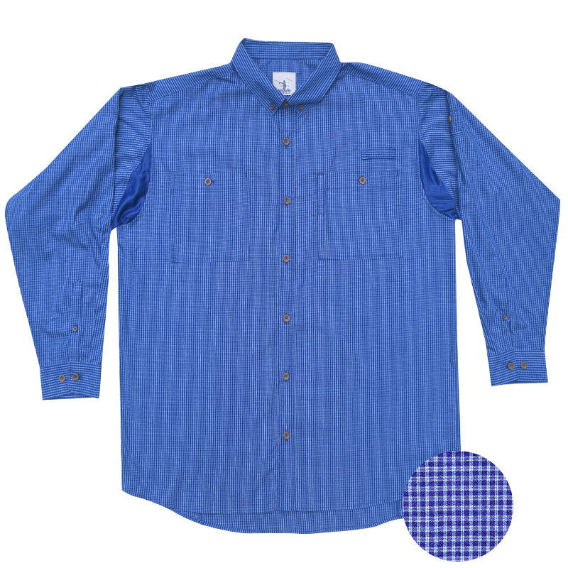6th Sense Pescavida Hybrid Long Sleeve SnapDown Fishing Shirt 